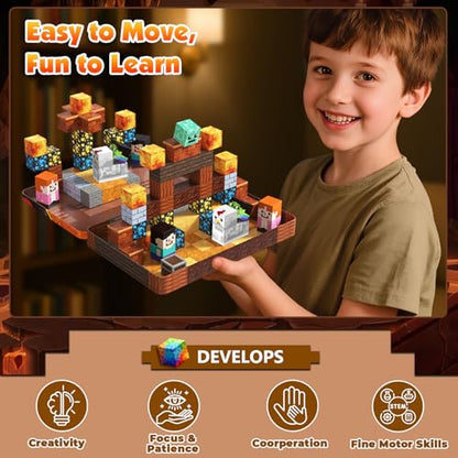 Mini Magnetic Blocks with Magnet Box