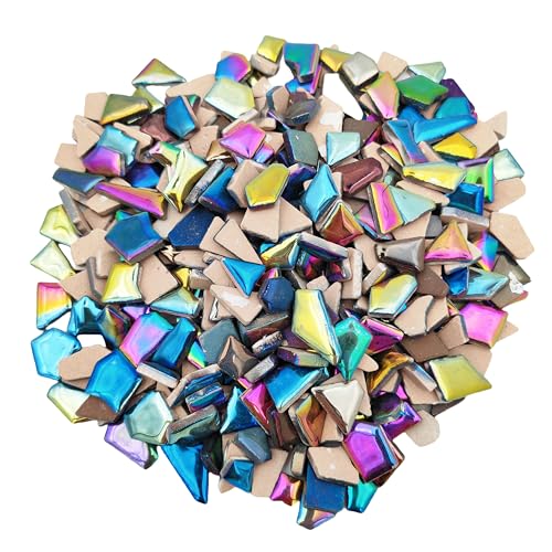 1.1LB Irregular Ceramics Mosaic Tiles (160 Count)