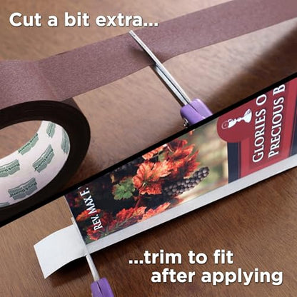 1-1/2 Inch Brown Cloth Bookbinding Repair Tape, 15 Yard Roll