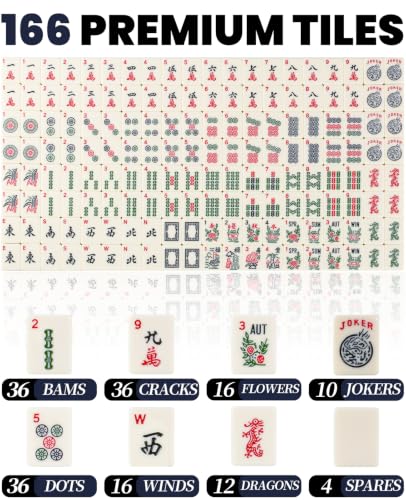 American Mahjong Game Set (166 Count)