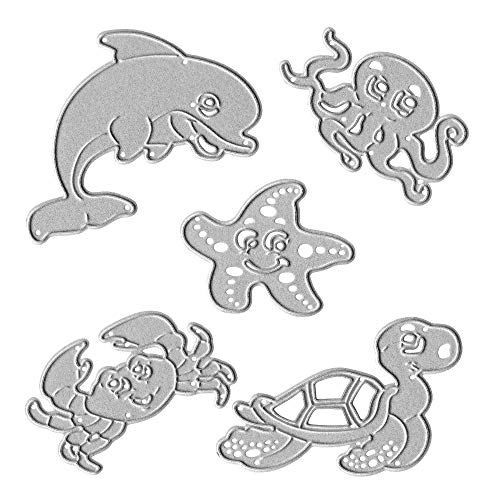 Metal Sea Animals Starfish Dolphin Crab Tortoise Cutting Dies