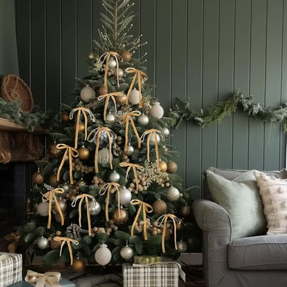 Khaki Thin Velvet Ribbon