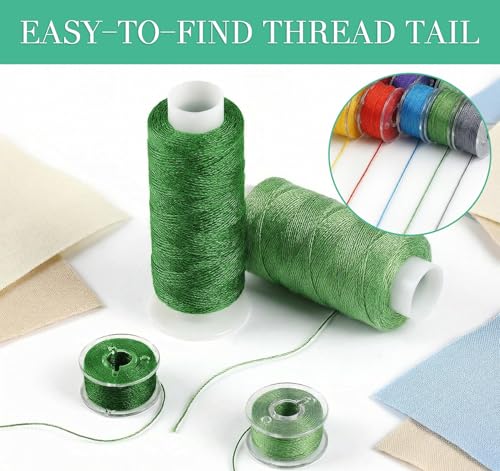 50Pcs Sewing Thread Assortment 25 Colors (50 Count)