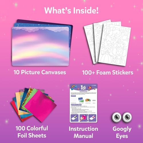 Foil Fun Unicorns & Princesses