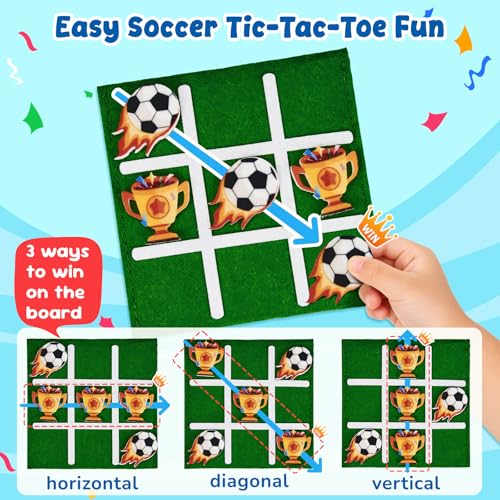 30 Pack Soccer Tic Tac Toe Party Favors (30 Count)
