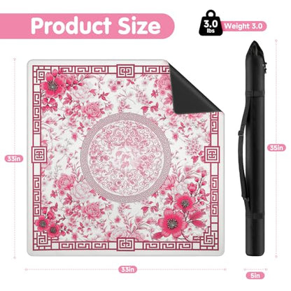 Mahjong Mat for Table 33" Rolled Packaging for American Mahjong Set