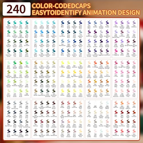240 Colors Acrylic Paint Marker (240 Count)