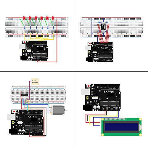 Project Super Starter Kit for R3 Mega2560 Mega328 Nano with Tutorial Compatible with Arduino IDE