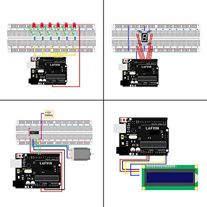 Project Super Starter Kit for R3 Mega2560 Mega328 Nano with Tutorial Compatible with Arduino IDE