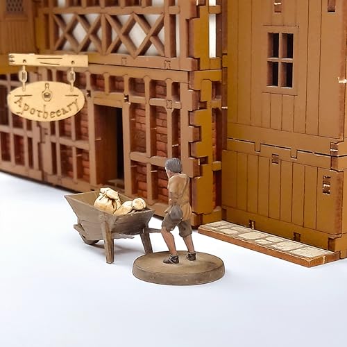 Guild Hall DIY Wooden House Building Kit for Architecture & Engineering Assembly Set for Teens and Adult