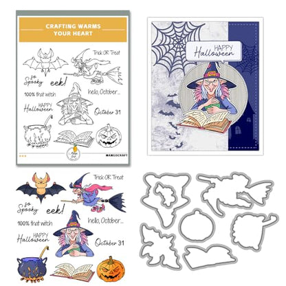 Halloween Clear Silicone stampReusable Stamp with Pumpkins