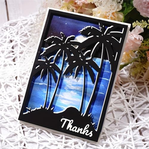 3D Backgrounds Frame Metal Cutting Die for Scrapbooking