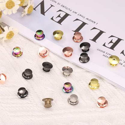 30Pcs Metal Locking Pin Backs (30 Count)