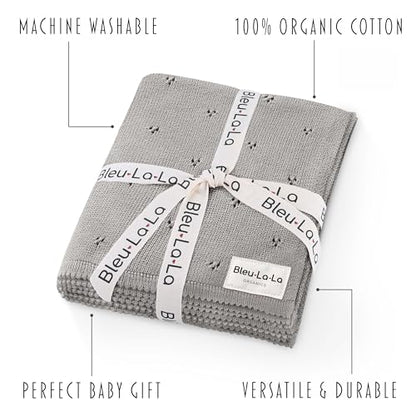 Luxury Organic Cotton Baby Quilt Blanket