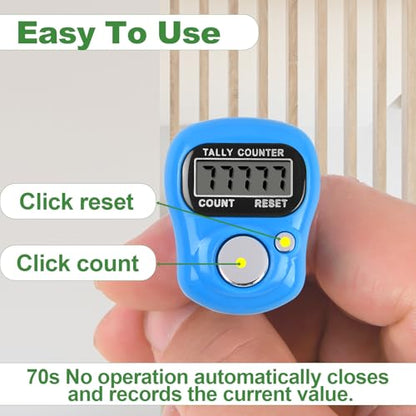 Tally Counter Electronic Finger Counter Digtal Clicker Counter 10pc