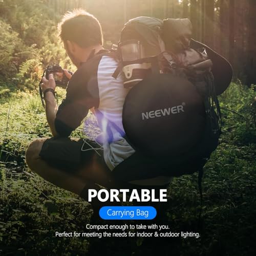43 Inch 110 Centimeter Light Reflector Diffuser 5 in 1 Collapsible Multi Disc with Bag