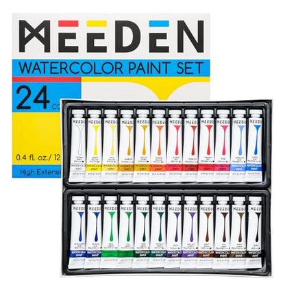 Watercolor Paint Tubes Set (9.6 Fl Oz)