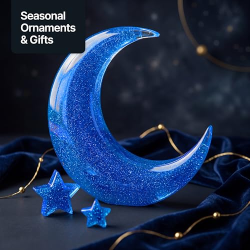 Craft Glitter Sapphire Blue 100g Fine Glitter (3.5 Ounce)