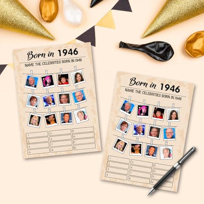 80th Birthday Party Games (30 Count)