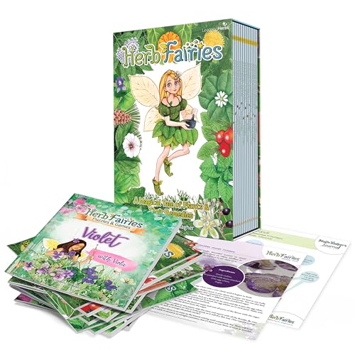 Herb Fairies 13 Plant Story Books Set (13 Count)
