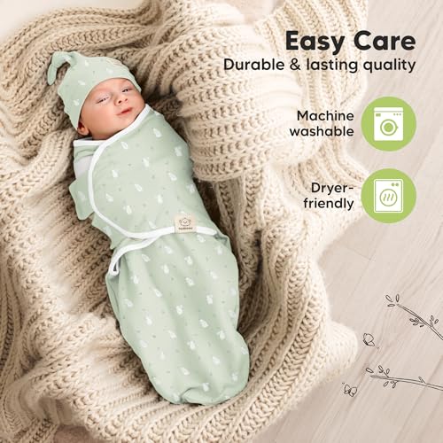3pk Organic Swaddles for Newborns Girls (3 Count)