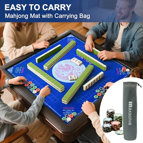 Mahjong Mat with Carrying Bag