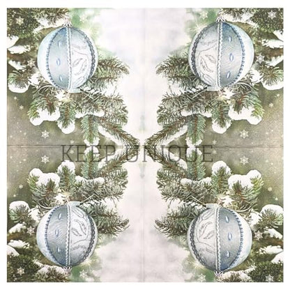 20 ct 13x13 Christmas Paper Decoupage Napkins (20 Count)