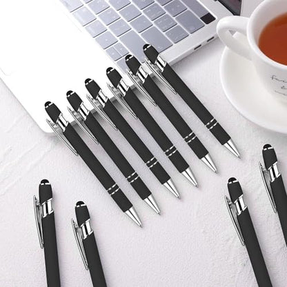12 PCS 2 in 1 Stylus Ballpoint Pen with Stylus Tip (12 Count)