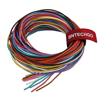 24 AWG Silicone Wire Kit 10 Color Each 10ft Stranded Tinned Copper (100 Foot)