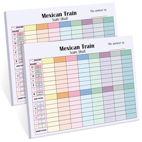 Mexican Train Score Pads (2 Count)