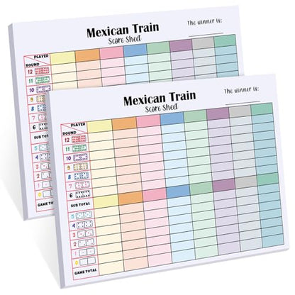 Mexican Train Score Pads (2 Count)