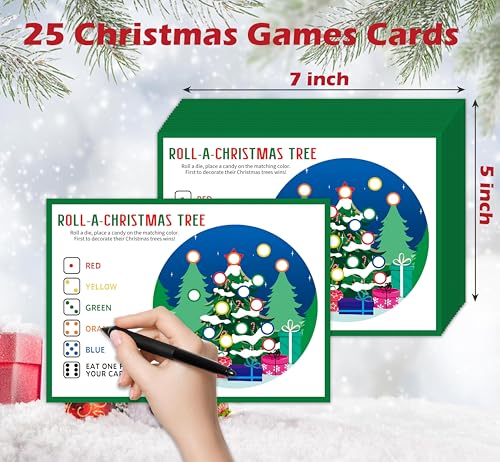 Roll A Christmas Tree Dice Game (25 Count)
