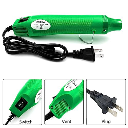Heat Gun Mini Hot Air Gun for Crafting Embossing Shrink Wrap