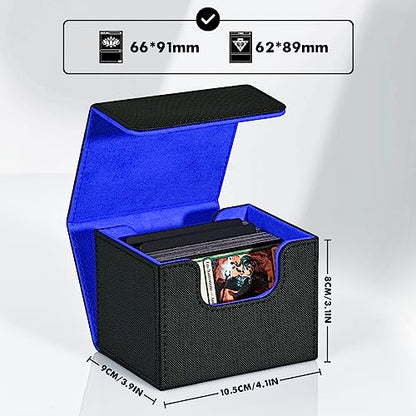 MTG Deck Box Holds 120+ Single Sleeved Cards Commander Deck Box