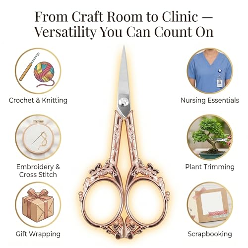 Crochet Scissors with Cover