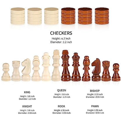 15" Leather Magnetic Chess Set and Checkers Set 2