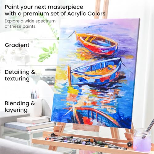 ARTEZA Acrylic Paint Set (44.4 Fl Oz)