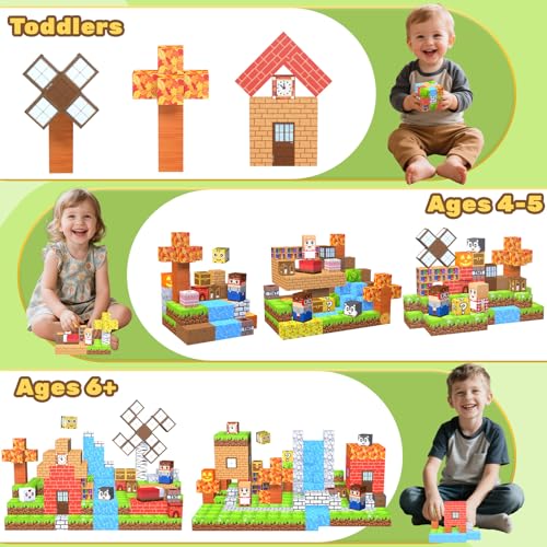 200PCS Magnetic Blocks (200 Count)