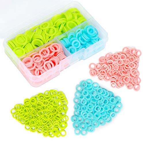 380 PCS Stitch Markers for Crocheting