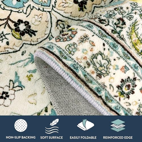 Felice Floral Medallion Area Rug
