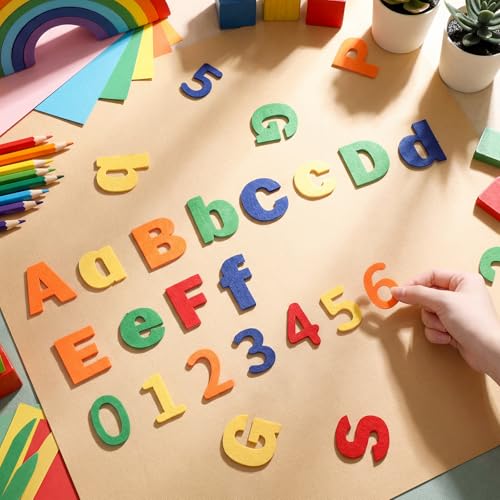 310 Pcs Felt Letter Bulletin Board Self Adhesive Sticker (310 Count)