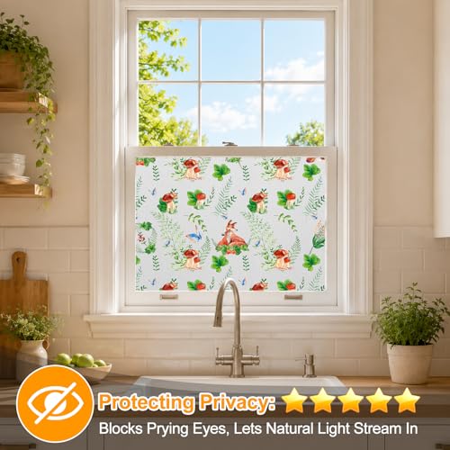 Privacy Window Films Stain Glass Cling No Glue Anti