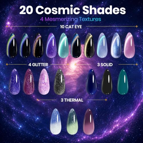 Beetles Cat Eye Gel Nail Polish Set