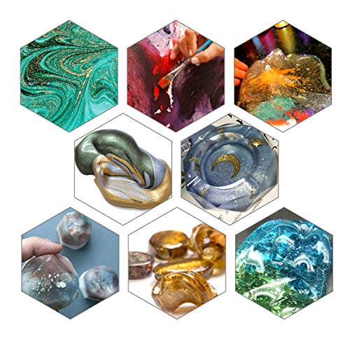 Mica Powder 15 Colors for Resin (5.25 Ounce)