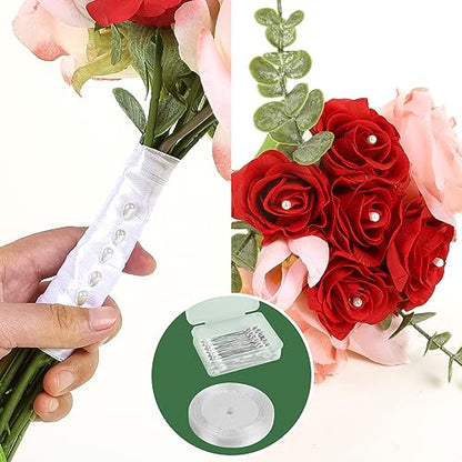 Floral Arrangement Kit with Green Floral Tape and Wire