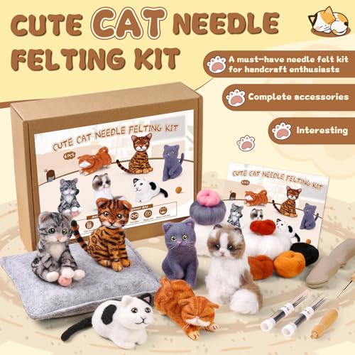 6 Pcs Needle Felting Kit