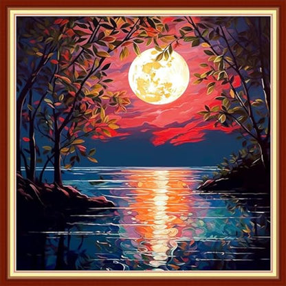 Stamped Cross Stitch Kits Full Range of Embroidery Needlework Starter Kits for Beginners Adults 11CT Embroidery Patterns Art Crafts DIY Needlepoint Kits