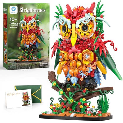 Owl Flower Building Sets for Adults
