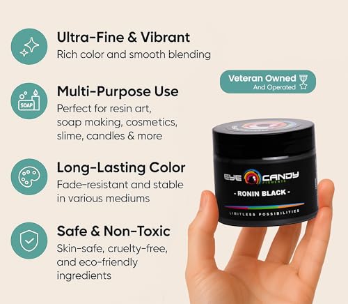 Pigments Premium Black Mica Powder