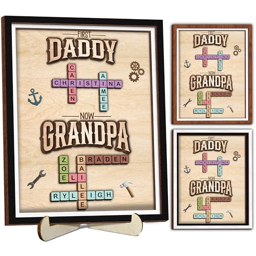 First Dad Now Grandpa Gifts for Fathers Day from Son Daughter